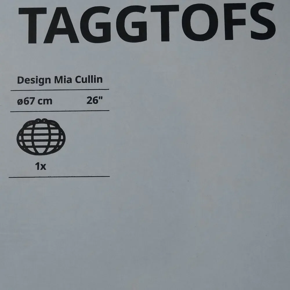 IKEA TAGGTOFS Pendant Lamp Shade 26
